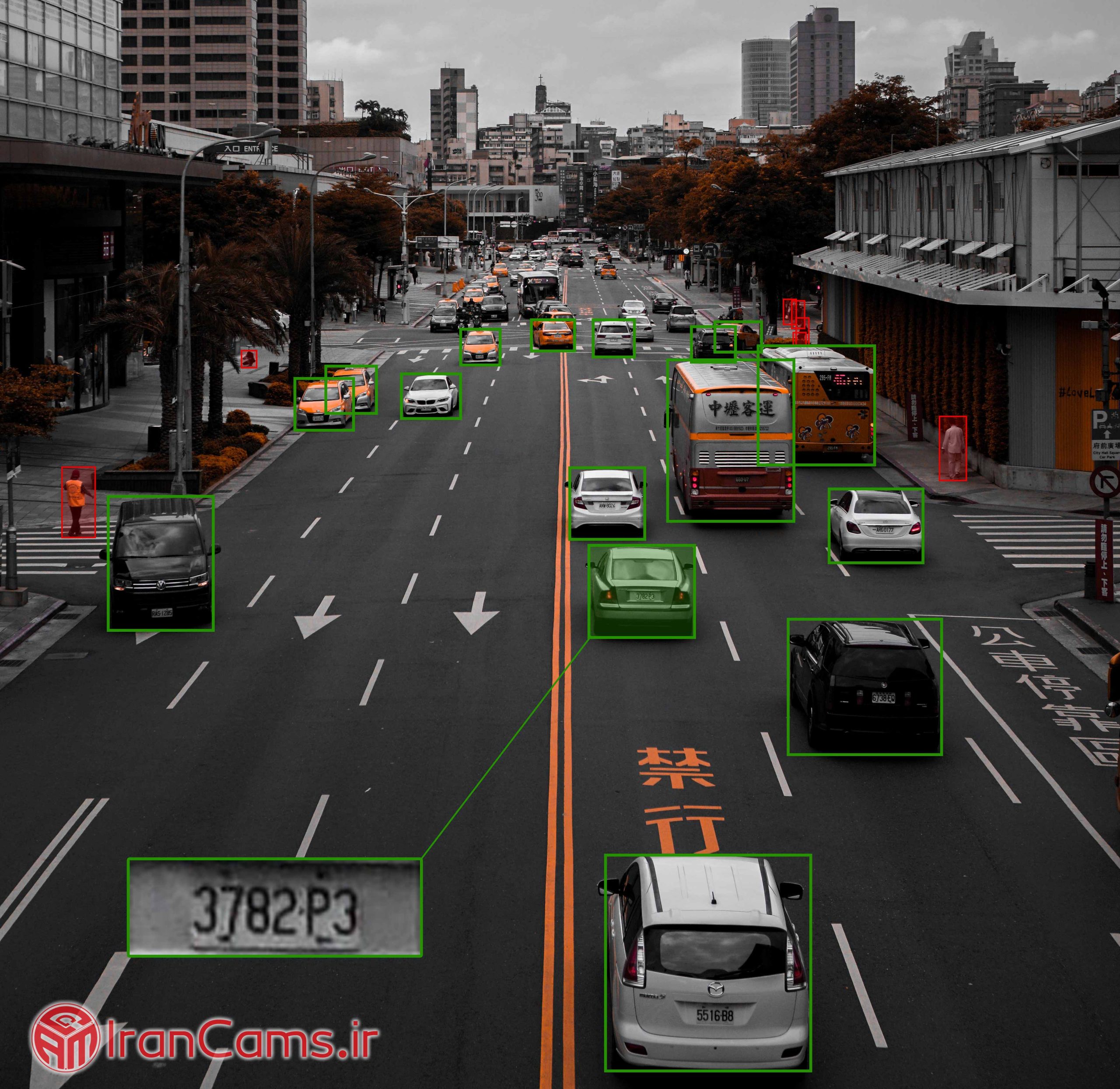 دوربین IP پلاک خوان