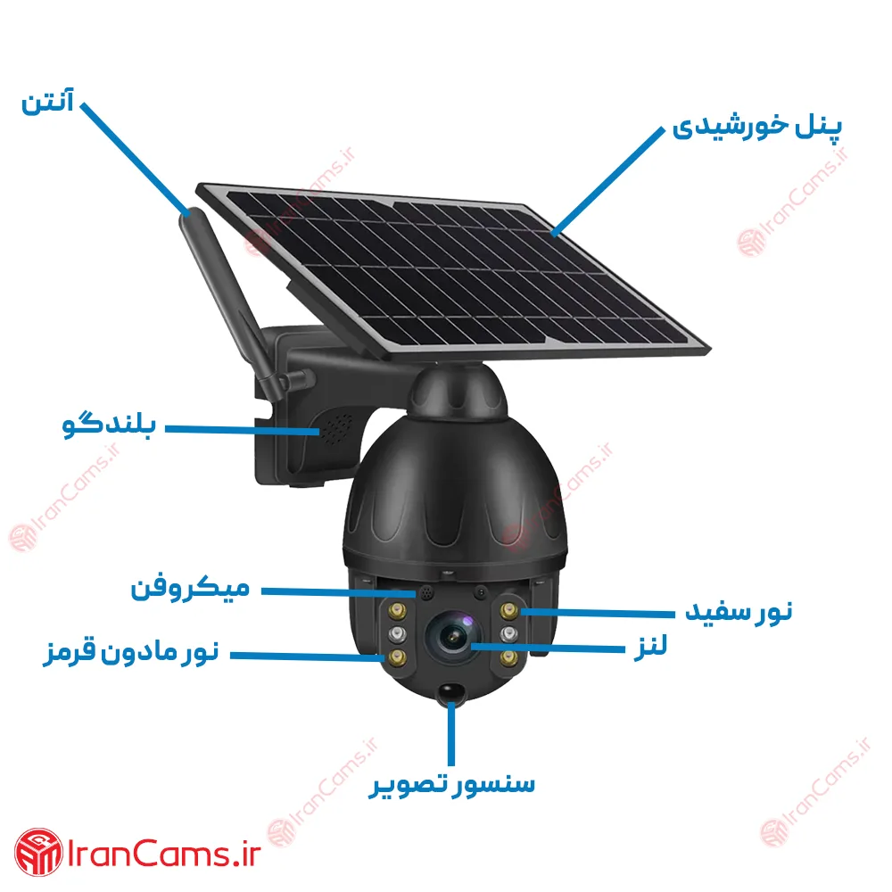 دوربین سولار UBOX irancams.ir