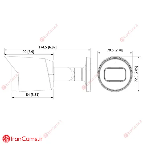 دوربین مداربسته داهوا DH-HAC-HFW1200TP-A irancams.ir