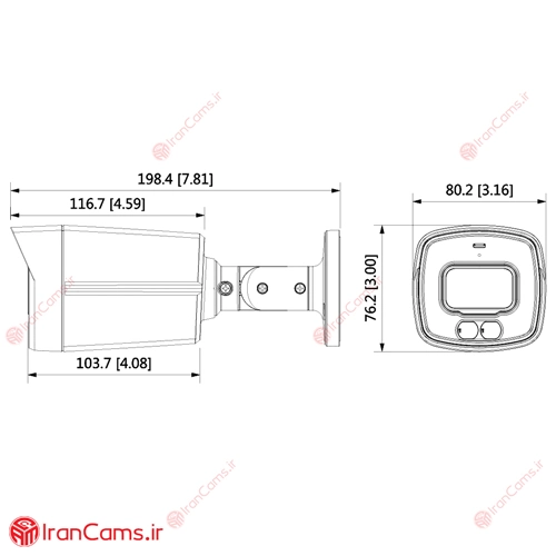 دوربین مداربسته داهوا DH-HAC-HFW1209TLMP-LED irancams.ir