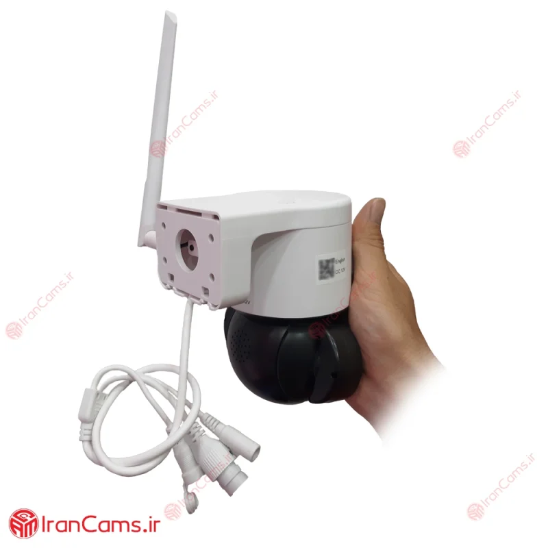 دوربین مداربسته چرخشی سیمکارتی مینی اسپیددام ۳ لنز وایرلس irancams.ir