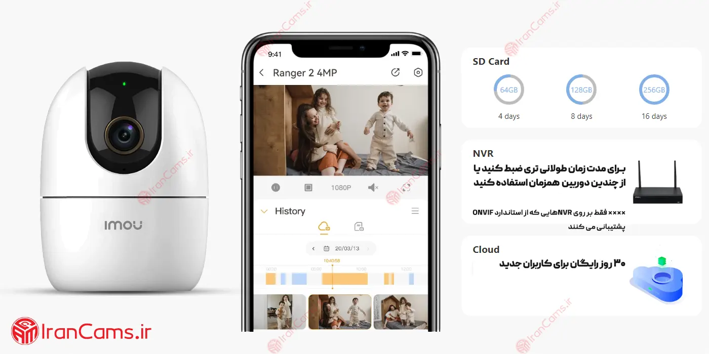 قیمت دوربین رنجر2 آیمو irancams.ir