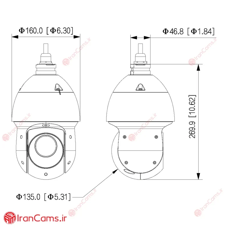 نصب و تنظیمات دوربین مداربسته چرخشی Speed Dome داهوا