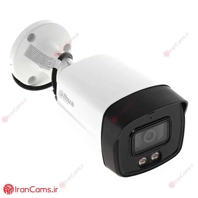مشخصات دوربین مداربسته بولت دید در شب رنگی داهوا DH-HAC-HFW1239TLMP-LED irancams.ir