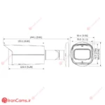 نصب و تنظیمات دوربین مداربسته تحت شبکه داهوا DH-IPC-HFW2431TP-ZS-S2 irancams.ir