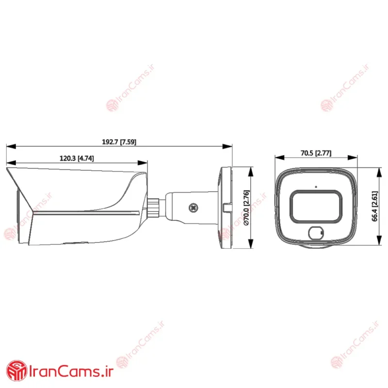 نصب دوربین مداربسته داهوا DH-IPC-HFW3549EP-AS-LED irancams.ir