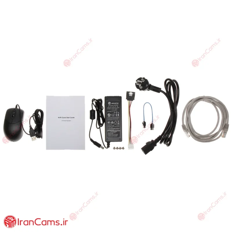 متعلقات دستگاه ضبط تصاویر دوربین مداربسته تحت شبکه آی پی IP داهوا DH-NVR4104-4KS2L irancams.ir