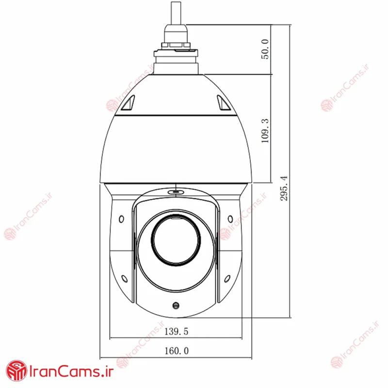 نصب و تنظیمات دوربین شبکه چرخشی اسپیددام داهوا DH-SD49225XA-HNR irancams.ir