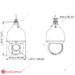 نصب و راه اندازی دوربین مداربسته شبکه IP داهوا DH-SD5A232XB-HNR-S2 irancams.ir