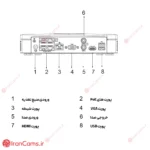 نصب و راه اندازی دستگاه ضبط تصاویر NVR دوربین مداربسته تحت شبکه IP داهوا DHI-NVR4108-4P-4KS2/L irancams.ir