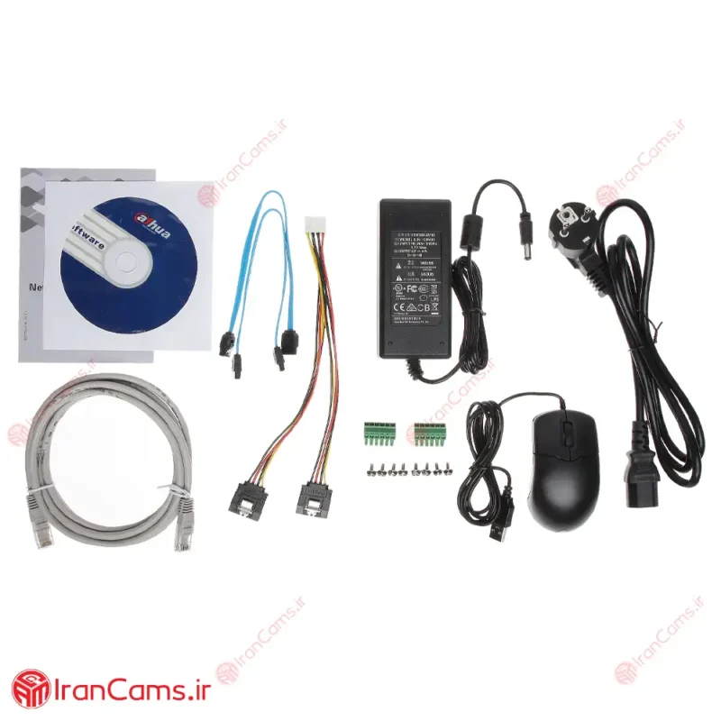 متعلقات دستگاه ضبط تصاویر دوربین مدابرسته تحت شبکه داهوا DHI-NVR5216-4KS2 irancams.ir