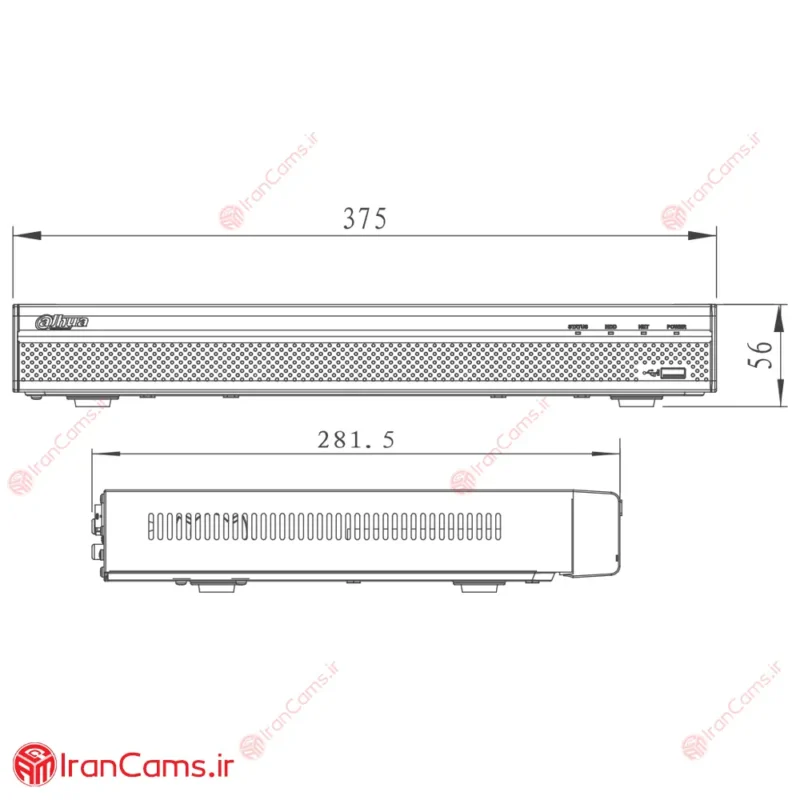 نصب و تنظیمات دستگاه ان وی آر NVR داهوا DHI-NVR5216-4KS2 irancams.ir