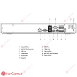 مشخصات دستگاه ضبط تصاویر دوربین مداربسته تحت شبکه IP 32 کانال داهوا DHI-NVR5232-EI irancams.ir