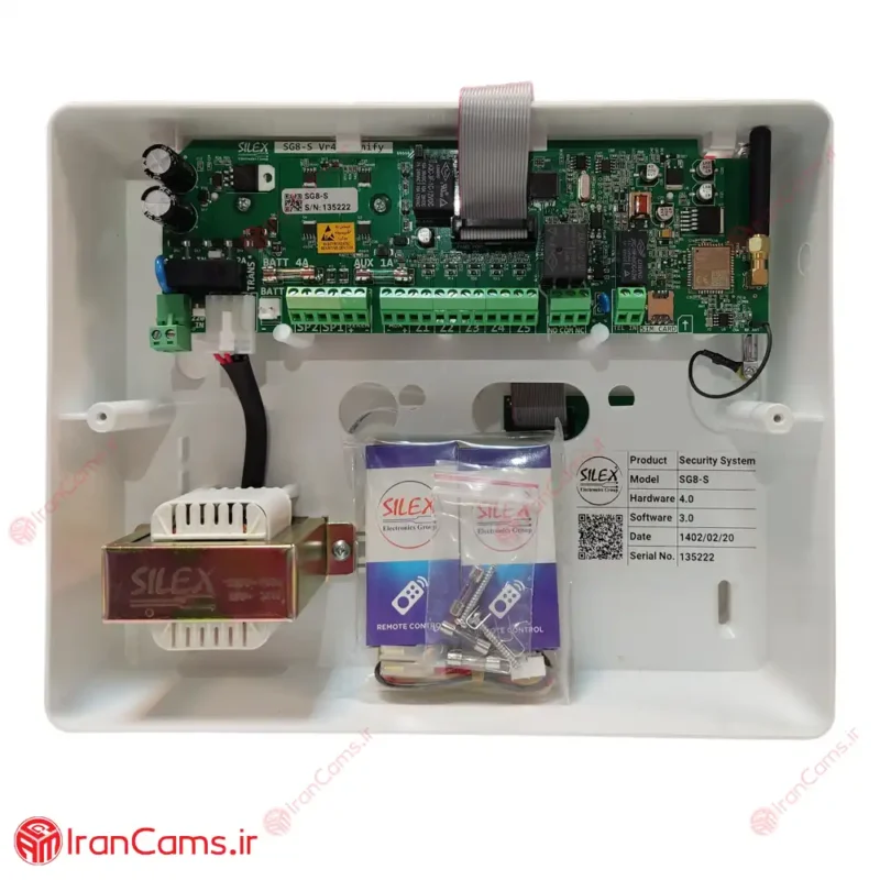 دزدگیر سیمکارتی مغازه و خانه ارزان سایلکس Silex SG8-805S irancams.ir