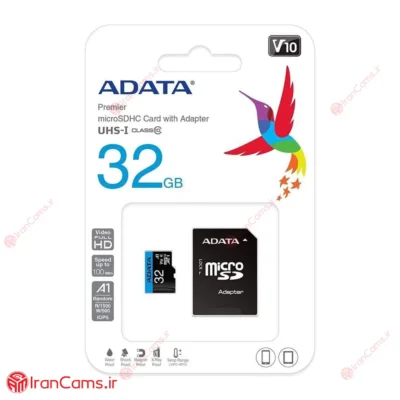 کارت حافظه میکرو اس دی ADATA V10 32GB irancams.ir