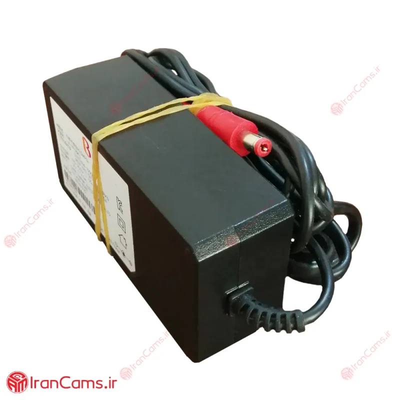 آداپتور منبع تغذیه دوربین مداربسته 12 ولت 2 آمپر irancams.ir