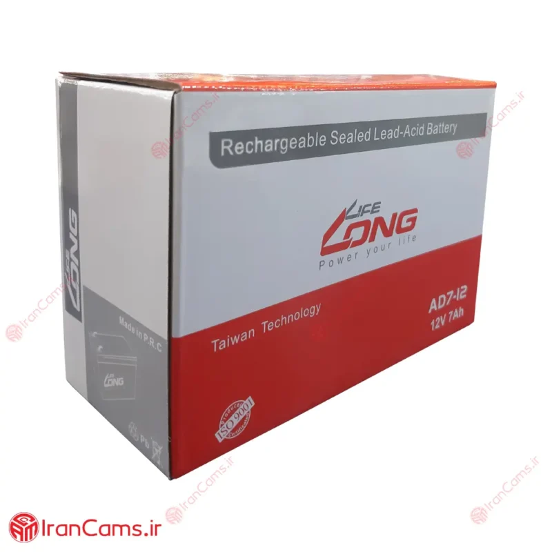 باتری دزدگیر لانگ Long 7 آمپر irancams.ir