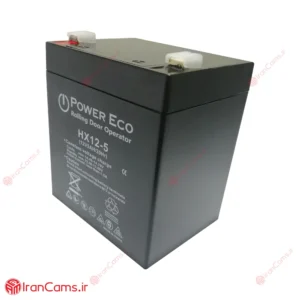 باتری 4.5 آمپر POWER ECO مناسب دزدگیر و UPS 1 باتری دزدگیر 5 آمپر پاور اکو POWER Eco irancams.ir