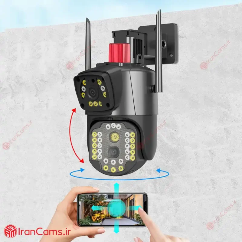 انتقال تصویر دوربین مینی اسپیددام V380