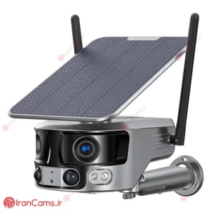 دوربین بولت سیمکارتی خورشیدی بیسیم Y6 تحت شبکه 8 مگاپیکسل NiView 4 دوربین مداربسته خورشیدی سیمکارت خور گردون چرخشی irancams.ir