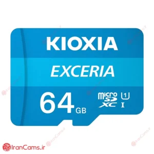 کارت حافظه میکرو اس دی 64 گیگابایت کیوکسیا KIOXIA EXCERIA 9 مموری کارت حافظه 64 گیگ کیوکسیا KIOXIA EXCERIA 64GB IRANCAMS.IR