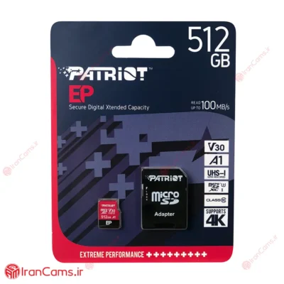 خرید و قیمت مموری کارت حافظه پتریوت 512 گیگ PATRIOT EP 512GB irancams.ir