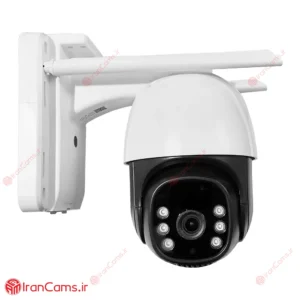 دوربین مینی اسپید دام خورشیدی سیمکارتی 5 مگاپیکسل V380 1 دوربین مداربسته خورشیدی سیمکارتی 4G بی سیم irancams.ir