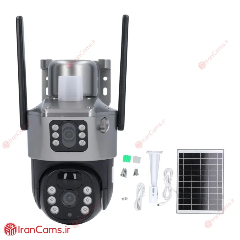 دوربین مینی اسپید دام چرخشی 3 لنز 5 مگاپیکسل V380