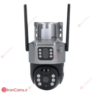 دوربین مینی اسپید دام خورشیدی سیمکارتی 2 لنز پلاک خوان 4 مگاپیکسل V380 1 قیمت دوربین اسپید دام V380