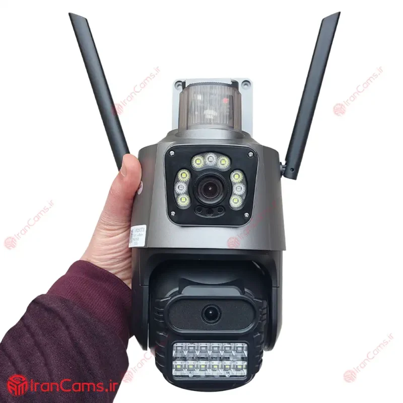دوربین مینی اسپید دام چرخشی سیمکارتی بی سیم مدل V21 تحت شبکه 8 مگاپیکسل V380 - Image 7