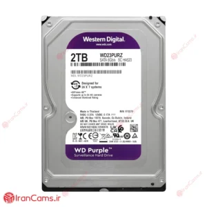 هارد دیسک اینترنال وسترن دیجیتال 2 ترابایت بنفش 3 هارد 2 ترا بنفش گارانتی اصلی