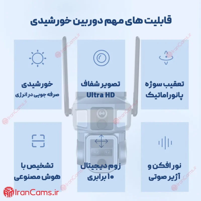 مزایای دوربین خورشیدی
