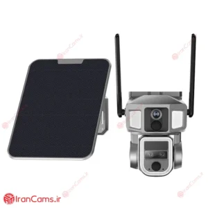 دوربین اسپید دام خورشیدی سیمکارتی 3 لنز مدل Y7 تحت شبکه 8 مگاپیکسل NiView 3 دوربین سولار سیمکارتی