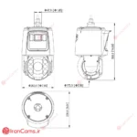 مشخصات دوربین مداربسته داهوا DH-SDT7C424-4F-ZBZJ-APV