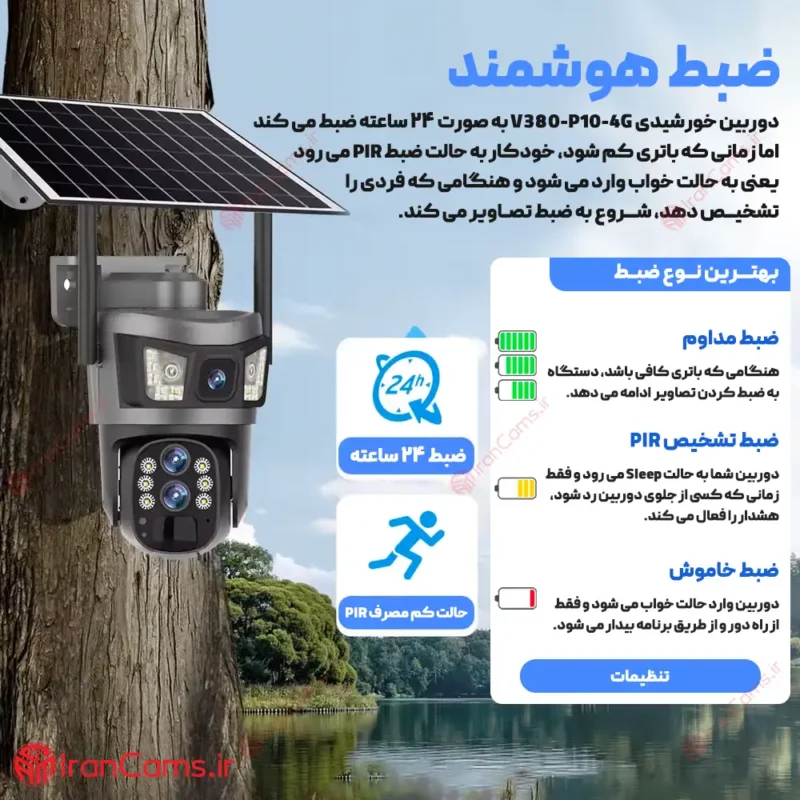 خرید دوربین مداربسته سولار