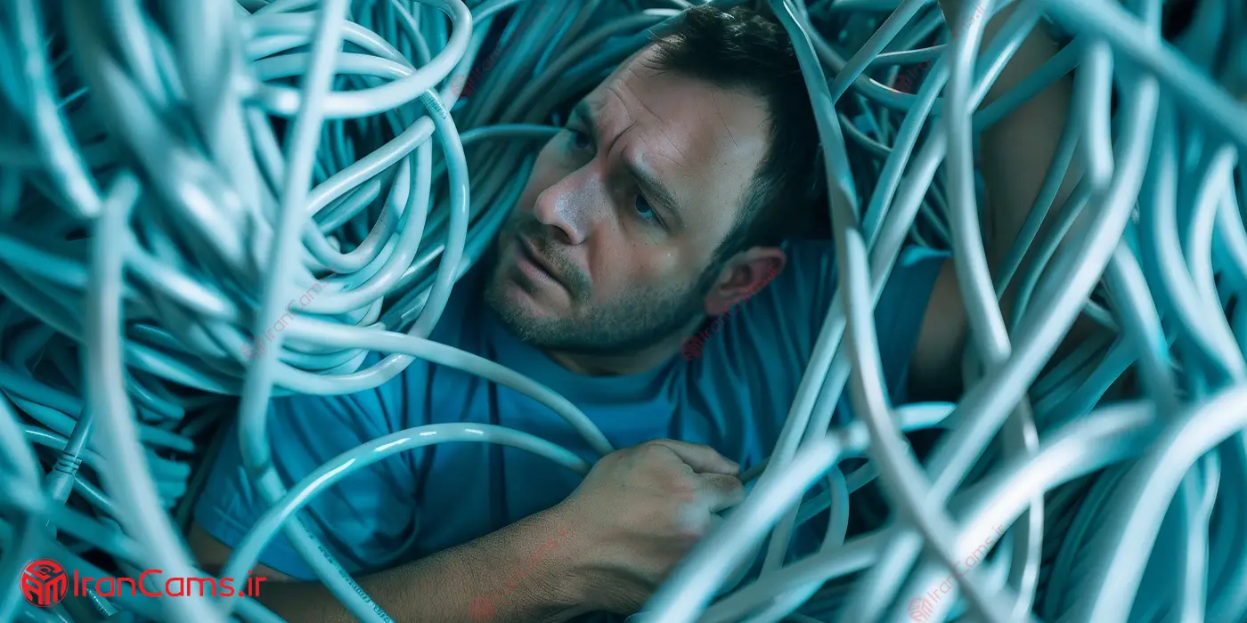 کابل کشی دوربین مداربسته