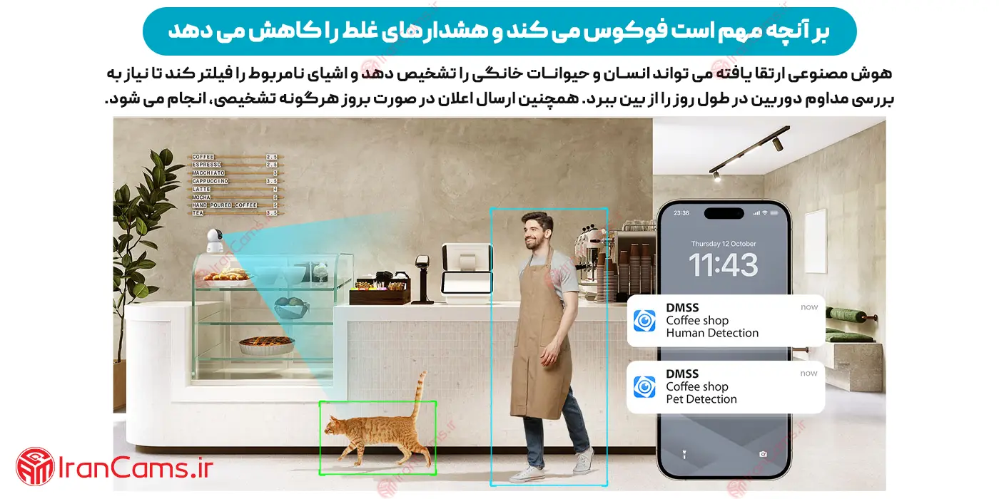 خرید دوربین تشخیص انسان