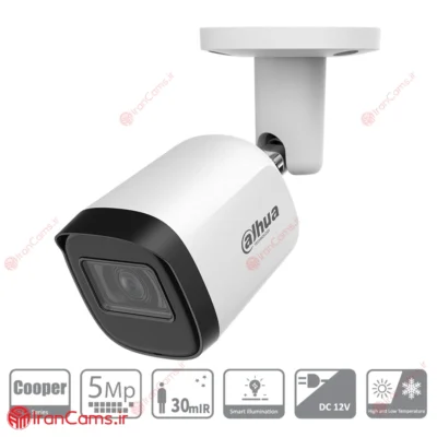 دوربین مداربسته بولت 5 مگاپیکسلی داهوا DH-HAC-B2A51P-U