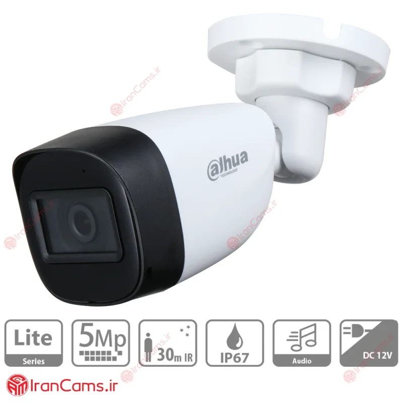 دوربین مداربسته بولت 5 مگاپیکسلی داهوا DH-HAC-HFW1500CP-A