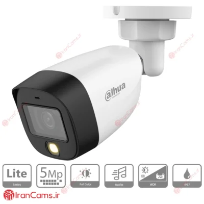 دوربین مداربسته بولت 5 مگاپیکسلی داهوا DH-HAC-HFW1509CP-A-LED