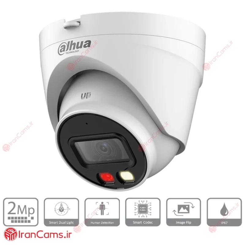 دوربین مداربسته IP دام 2 مگاپیکسلی داهوا DH-IPC-HDW1239V-A-IL