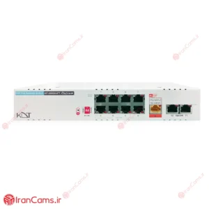سوییچ شبکه 11 پورت POE کی دی تی KDT KP-0803H2FT