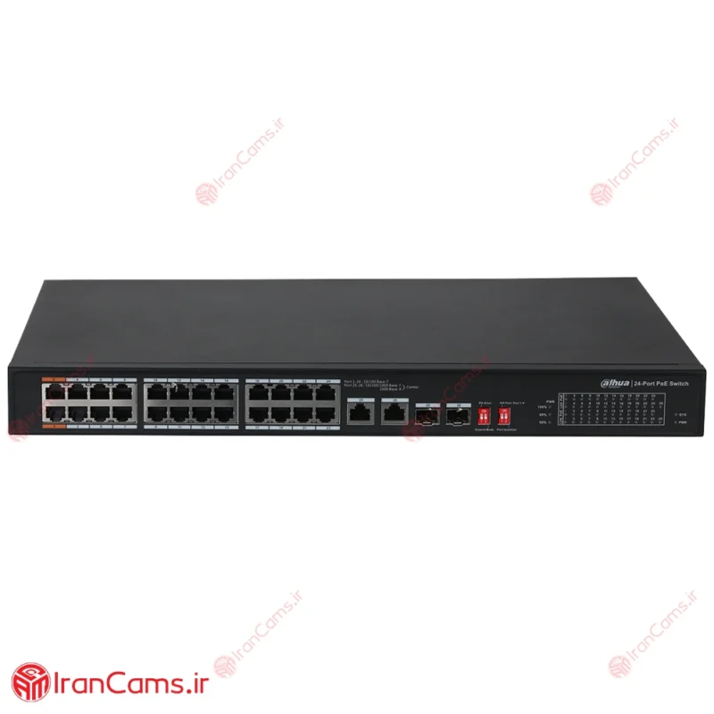 سوییچ 26 پورت POE داهوا DH-PFS3226-24ET-240