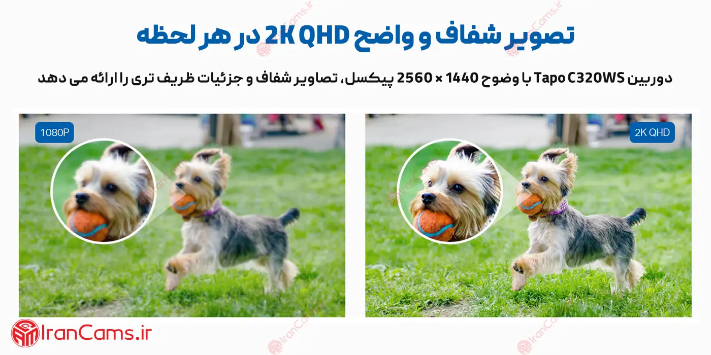 کیفیت تصویر دوربین TAPO C320WS