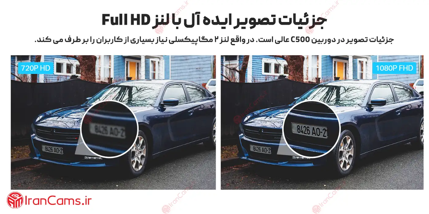 دوربین 360 درجه زوم دار