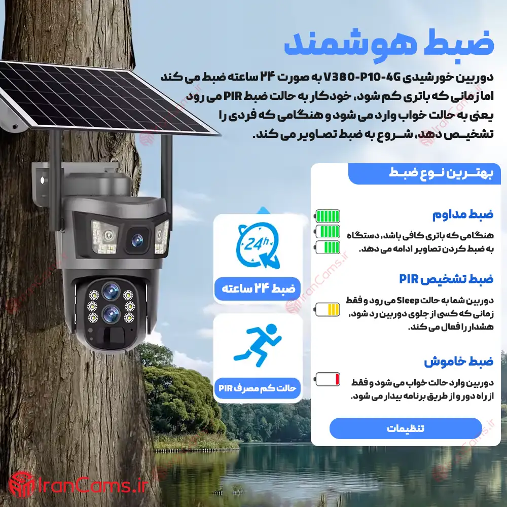 دوربین سولار ارزان