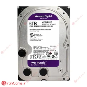 هارد دیسک اینترنال وسترن دیجیتال 6 ترابایت بنفش 4 قیمت هارد 6 ترا بنفش گارانتی سازگار