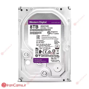 هارد دیسک اینترنال وسترن دیجیتال 8 ترابایت بنفش 4 هارد وسترن 8 ترابایت بنفش اصلی سازگار