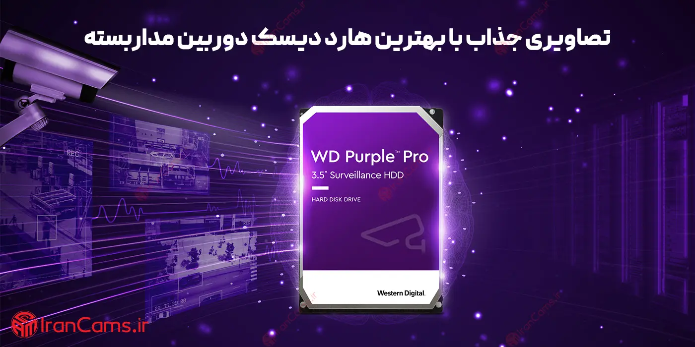 هارد دیسک‌ وسترن دیجیتال بنفش
