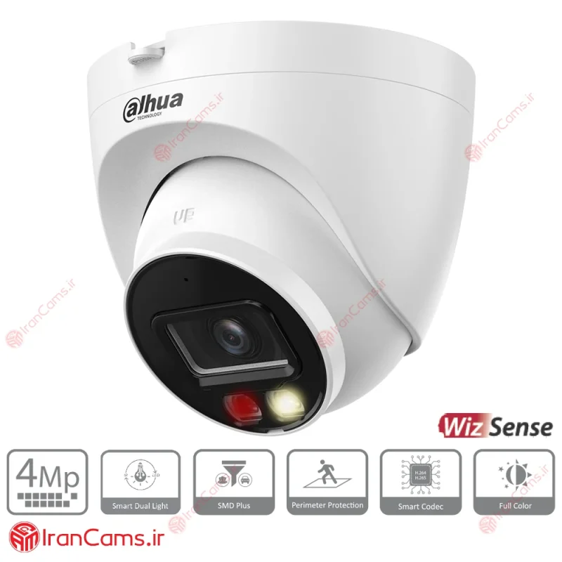 دوربین مداربسته IP دام 4 مگاپیکسلی داهوا DH-IPC-HDW2449TP-S-IL